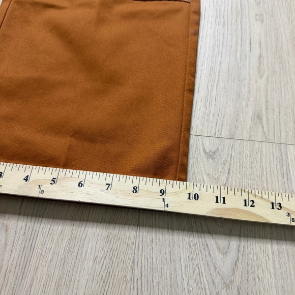 Dickies Sawyerville Wide Leg Double Knee Work Pants Womens US6 Orange Workwear - Picture 10 of 10